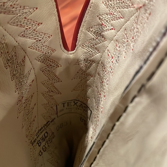 TEXAS LEATHER COWBOY BOOTS - Picture 9 of 10